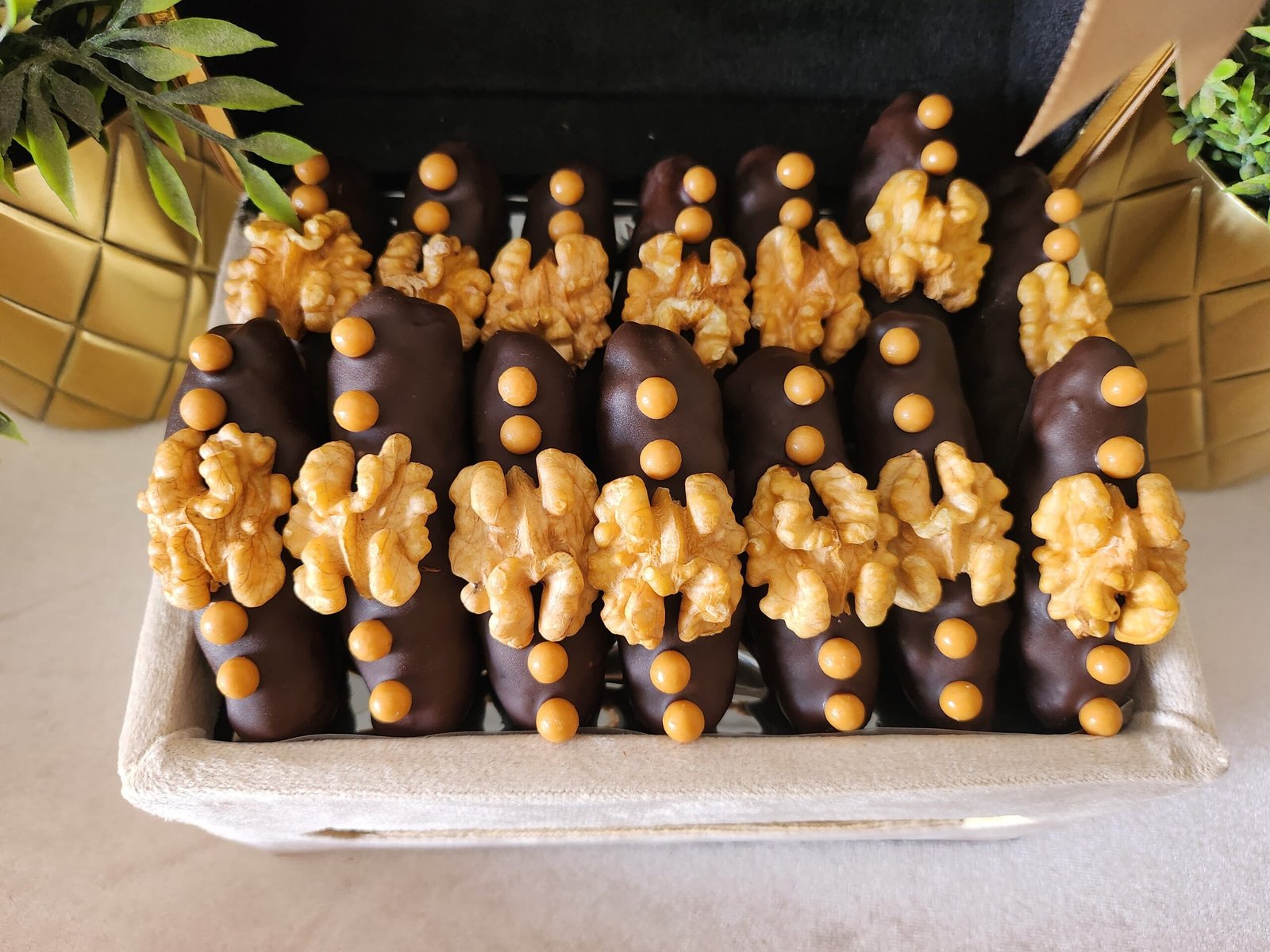 Bâtonnets Figues & Noix Enrobées Chocolat Noir